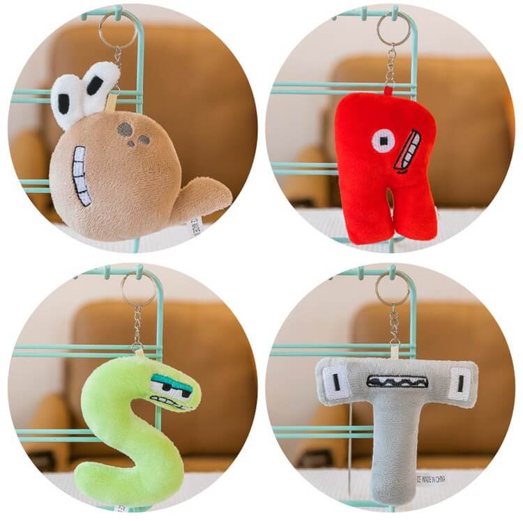 Factory Supply 26 Style Alphabet Lore Plushies English Letters Toys Soft Cuddly Stuffed Animals Toys For Kids 19