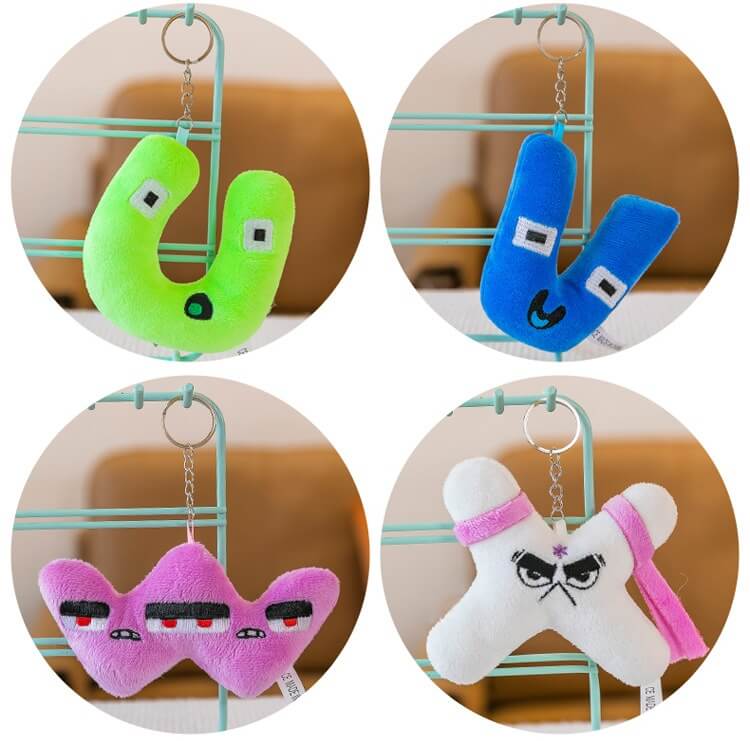 Factory Supply 26 Style Alphabet Lore Plushies English Letters Toys Soft Cuddly Stuffed Animals Toys For Kids 20