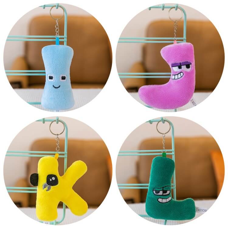 Factory Supply 26 Style Alphabet Lore Plushies English Letters Toys Soft Cuddly Stuffed Animals Toys For Kids 17