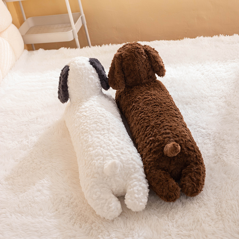 Sausage Dog Long Pillow Plush Doll Cute Design Warm Home Decoration Soft and Comfortable Gift 12