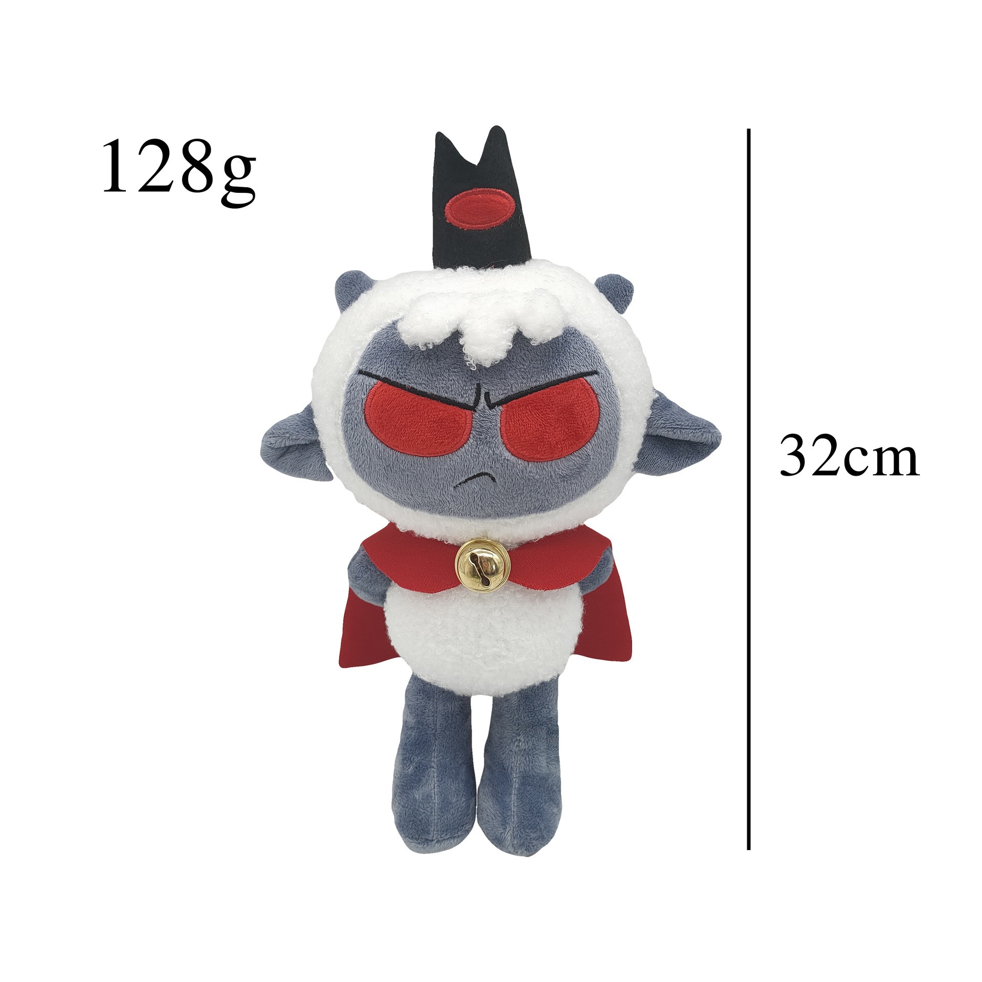 26cm Hot Cult of the Lamb Plushie Toy Soft Cute Sheep Game Toy Cartoon Animal Horror Plushie Doll Kids Gift 10