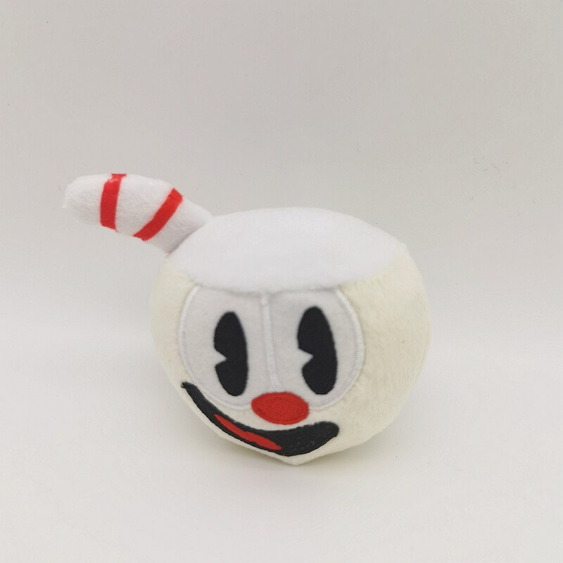 Wholesale 13cm Cuphead Plushies Kids Cartoon Peripherals Doll Animated Stuffed Plush Dangle Cartoon Doll Bag Pendent 14