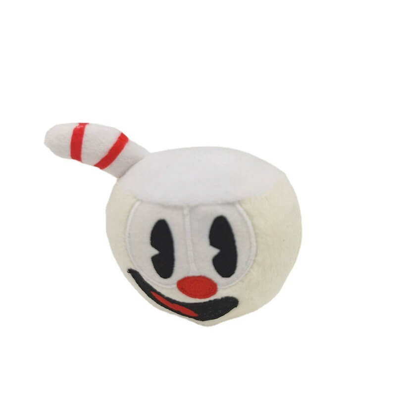 Wholesale 13cm Cuphead Plushies Kids Cartoon Peripherals Doll Animated Stuffed Plush Dangle Cartoon Doll Bag Pendent 13