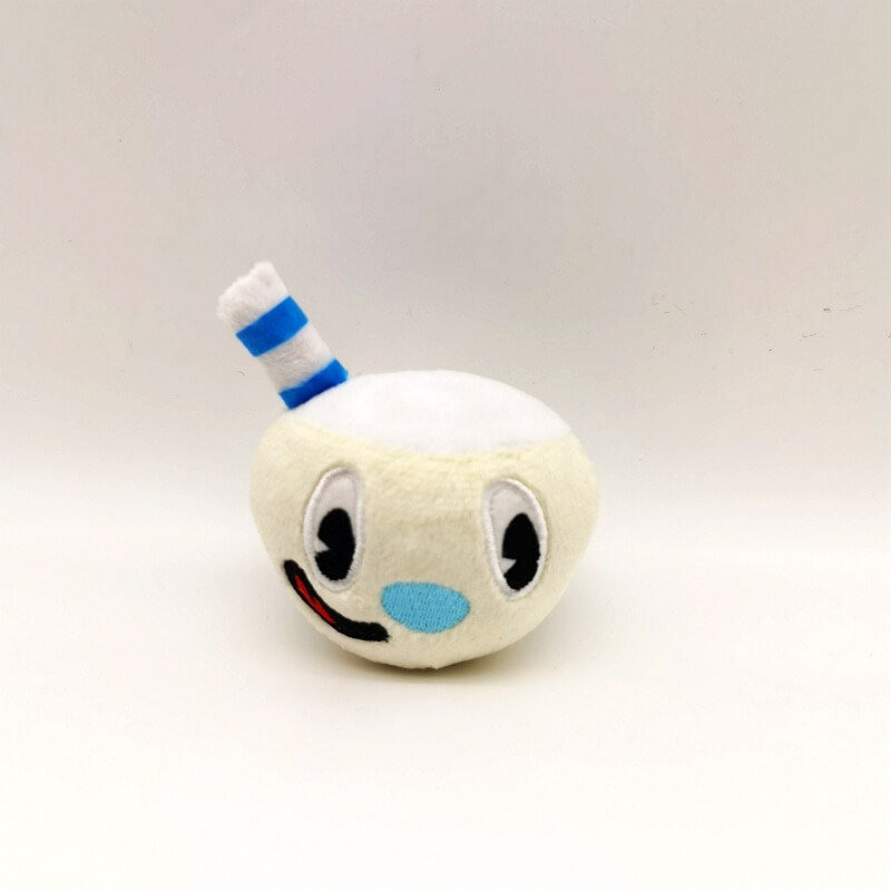 Wholesale 13cm Cuphead Plushies Kids Cartoon Peripherals Doll Animated Stuffed Plush Dangle Cartoon Doll Bag Pendent 16