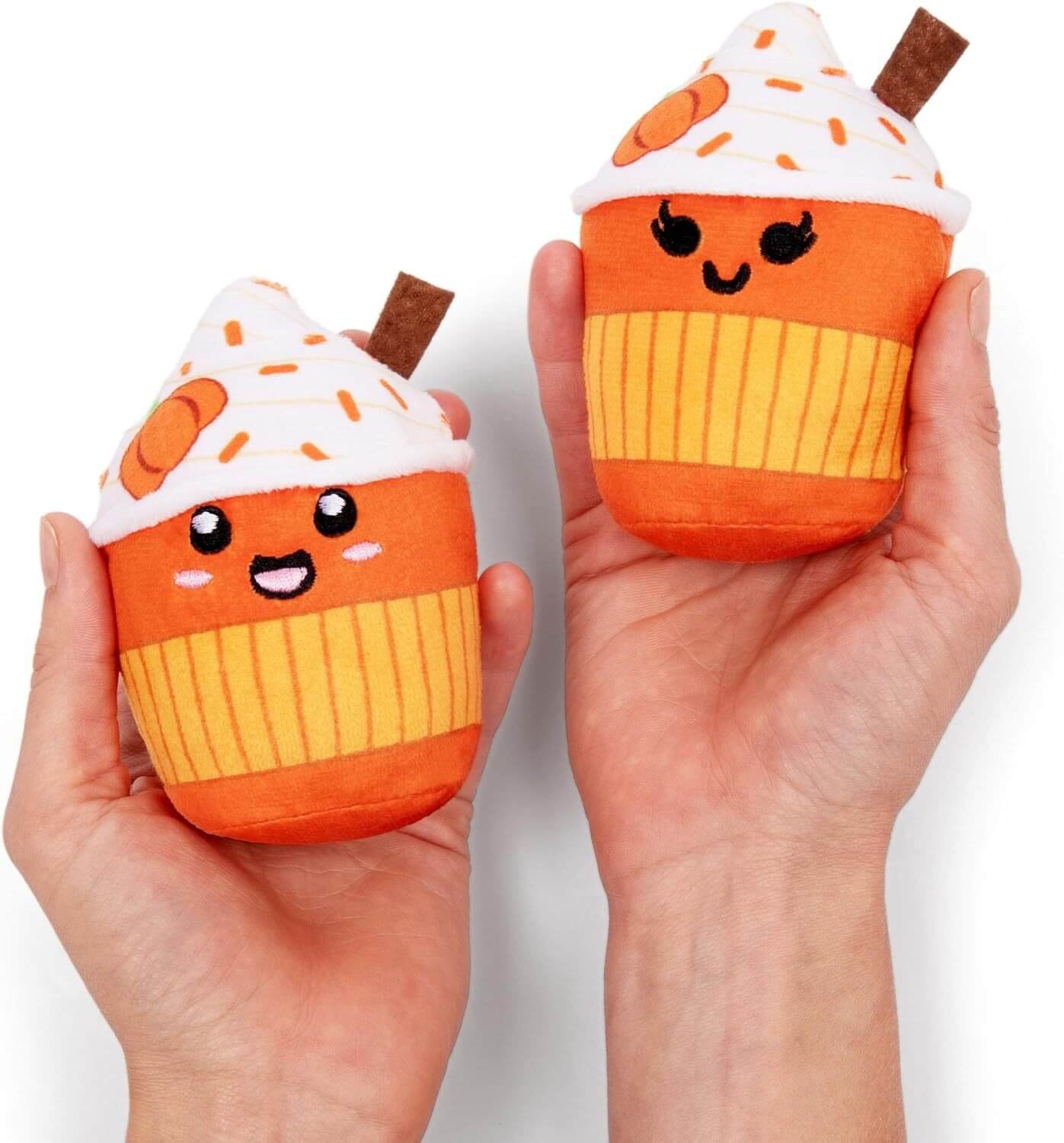 Popular 20cm Positive Handmade Emotional Support Bobba Milk Coffee Plush Energy Card Knit Energy Wool Crochet Toys Gifts 12