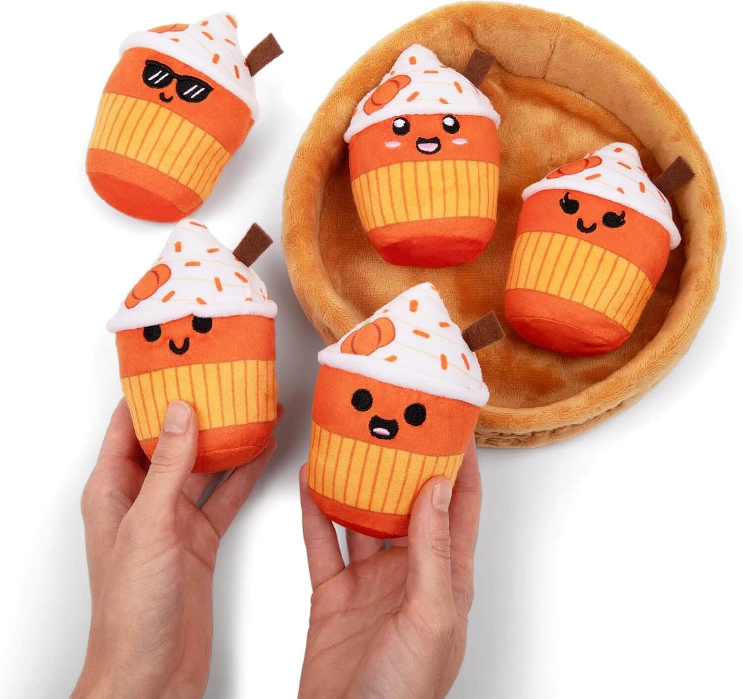 Popular 20cm Positive Handmade Emotional Support Bobba Milk Coffee Plush Energy Card Knit Energy Wool Crochet Toys Gifts 10