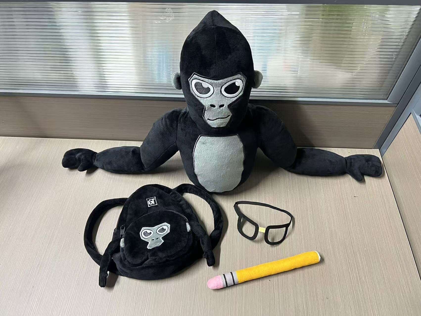 Wholesale Most Popular Cute Gorilla Tag Merch Gorilla Backpack Plush Stuffed Animal Toys Soft New Plushie Doll for Kids 12