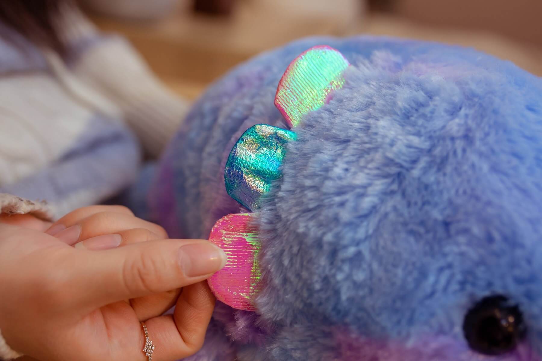 40cm New Cute Soft Baby Toy Plush Animal Rainbow Axolotl Salamander Plush Toy Rainbow Salamander Toy Gift 17