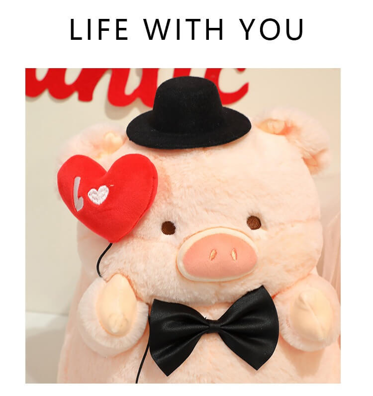 Wholesale Kawaii Valentine Plush New Design Cartoon Pink Pig Stuffed Animal Toy Lovely Angel Pig Plush Anime Doll 18