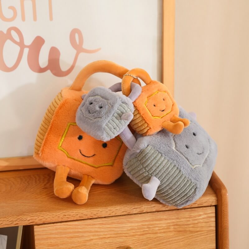 Creative Valentine's Day Gifts Love Locks Fun Concentric Lock Plush Toy Cute Plush Keychain Pendant for Bag 17