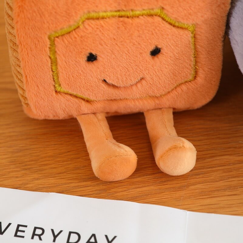 Creative Valentine's Day Gifts Love Locks Fun Concentric Lock Plush Toy Cute Plush Keychain Pendant for Bag 23