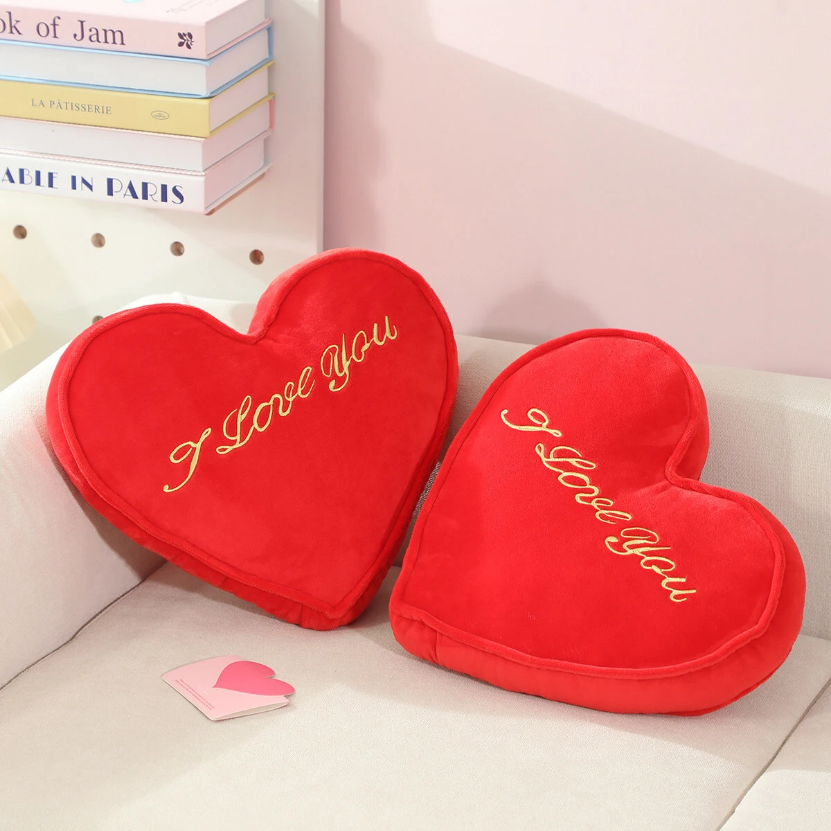 Valentine Plush Red Valentine's Day Love Pillow Creative Design Romantic Style Festival Atmosphere Gift to Partner 1