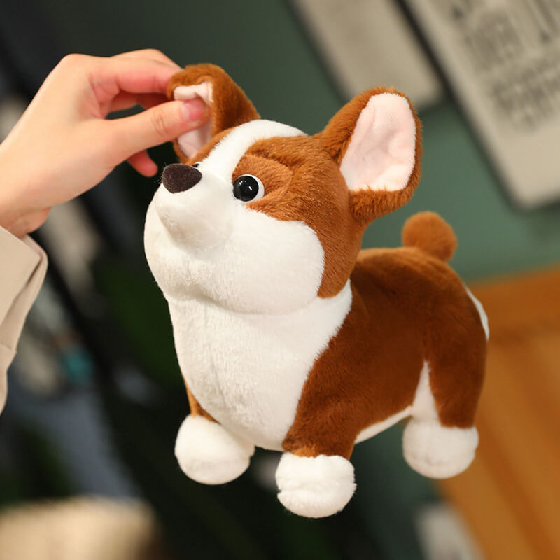  Quality Latest Hot-Selling Adorable Companion and Comforting Plush Toy Corgi Puppy Stuffed Doll Manufacturer | Yortoob 