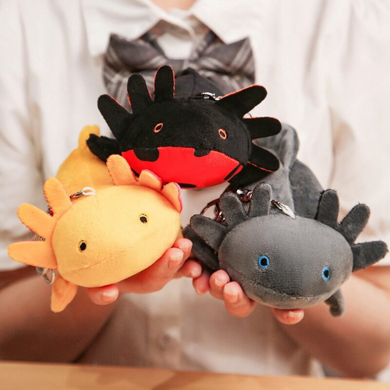 IN STOCK 23cm 6 Colors Long Axolotl Plush As Decorative Kawaii Cute Plushies Axolotl Stuffed Animal Toys 18