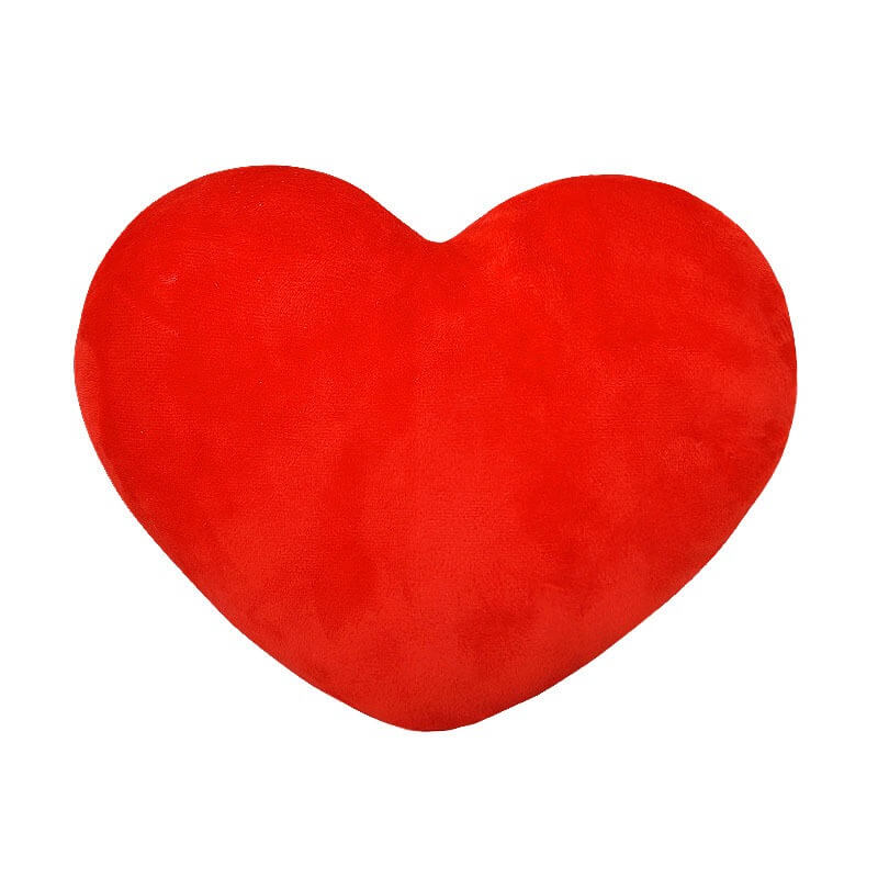 Hot Sale Multi Size Heart Shape Valentine Plush Pillow Solid Colour  PP Cotton Super Soft Sofa  Lover Cushion Decoration 14