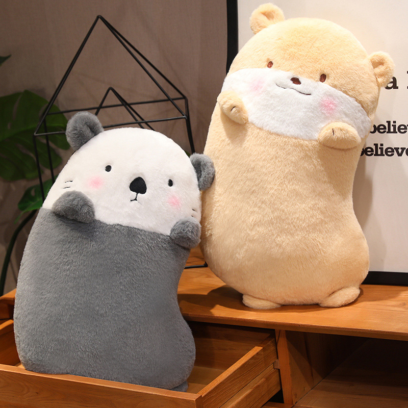 Otter Plush Toy Otter Sea Otter Pillow, furry, soft, comfortable, cute design, plush pillow, child companion gift 11