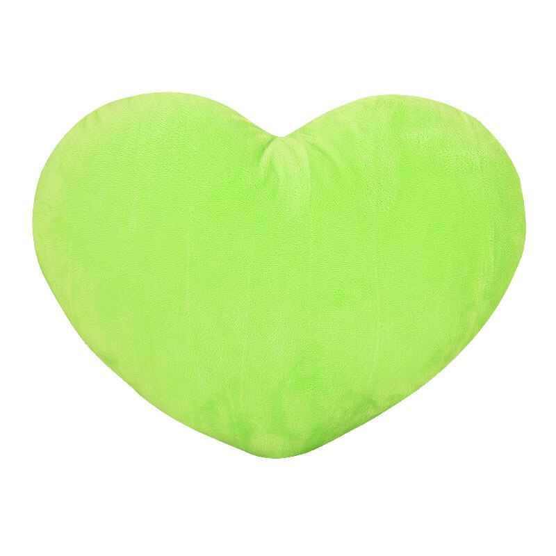 Hot Sale Multi Size Heart Shape Valentine Plush Pillow Solid Colour  PP Cotton Super Soft Sofa  Lover Cushion Decoration 19