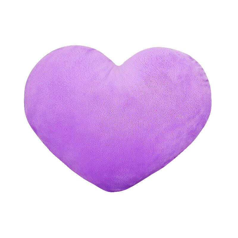 Hot Sale Multi Size Heart Shape Valentine Plush Pillow Solid Colour  PP Cotton Super Soft Sofa  Lover Cushion Decoration 17