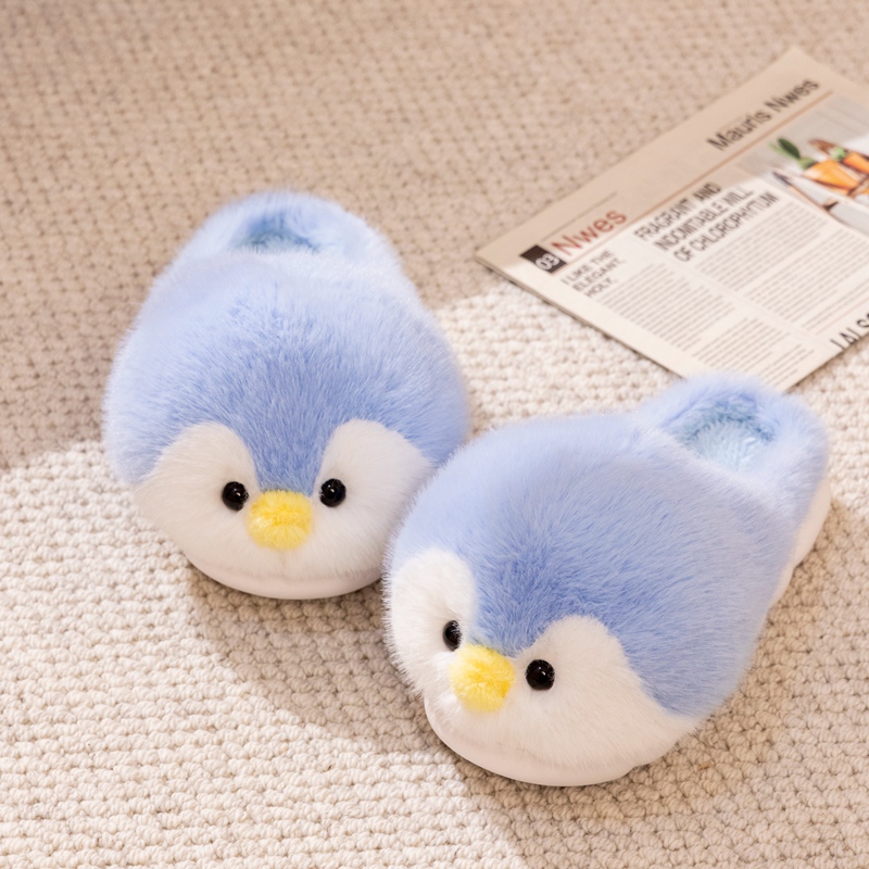 Penguin Plush Toy - Winter Warm and Comfortable Cute Cartoon Little Penguin Cotton Slippers 17