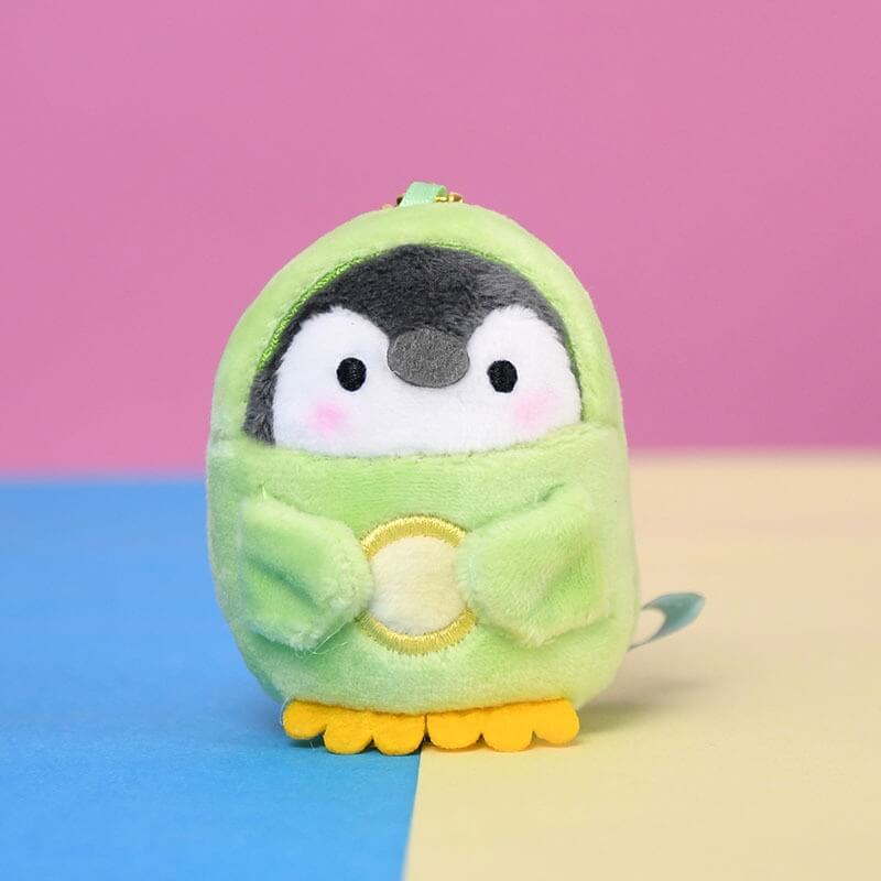 Llavero de peluche de pingüino de 6 cm, realista, regalo de Navidad 15