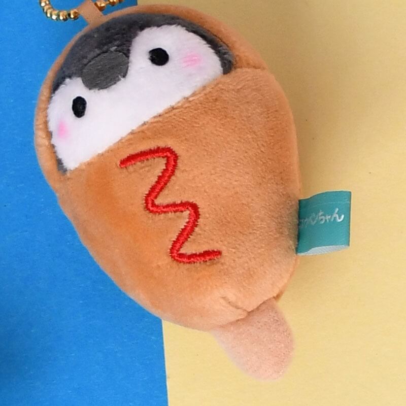 Llavero de peluche de pingüino de 6 cm, realista, regalo de Navidad 14