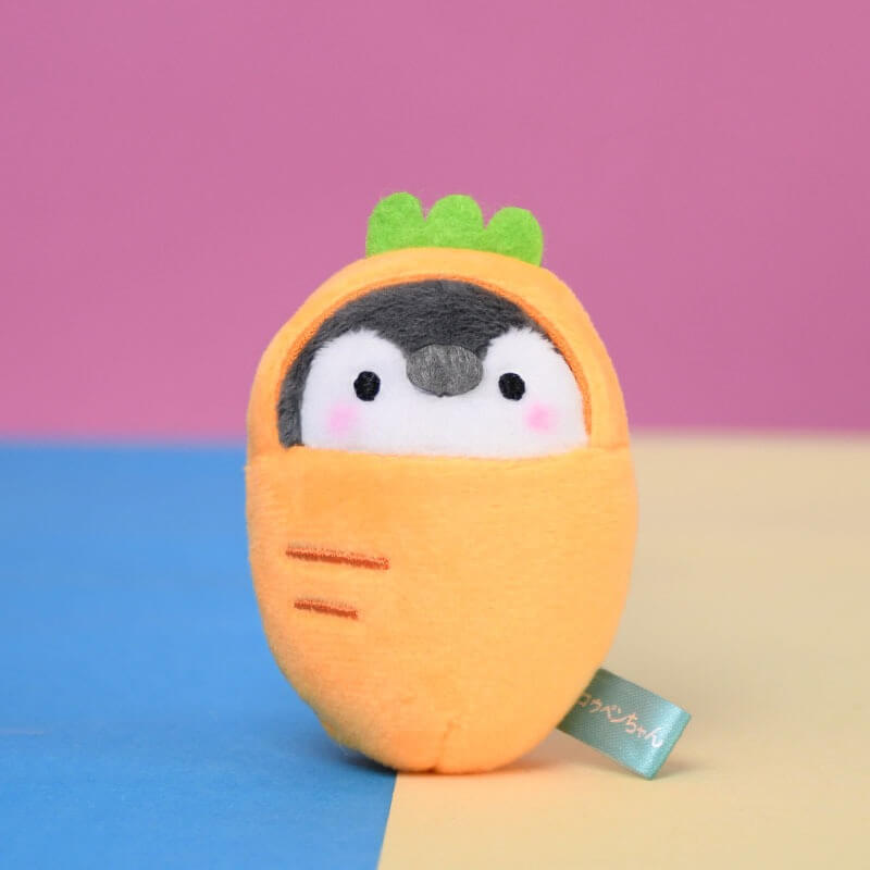 Llavero de peluche de pingüino de 6 cm, realista, regalo de Navidad 17