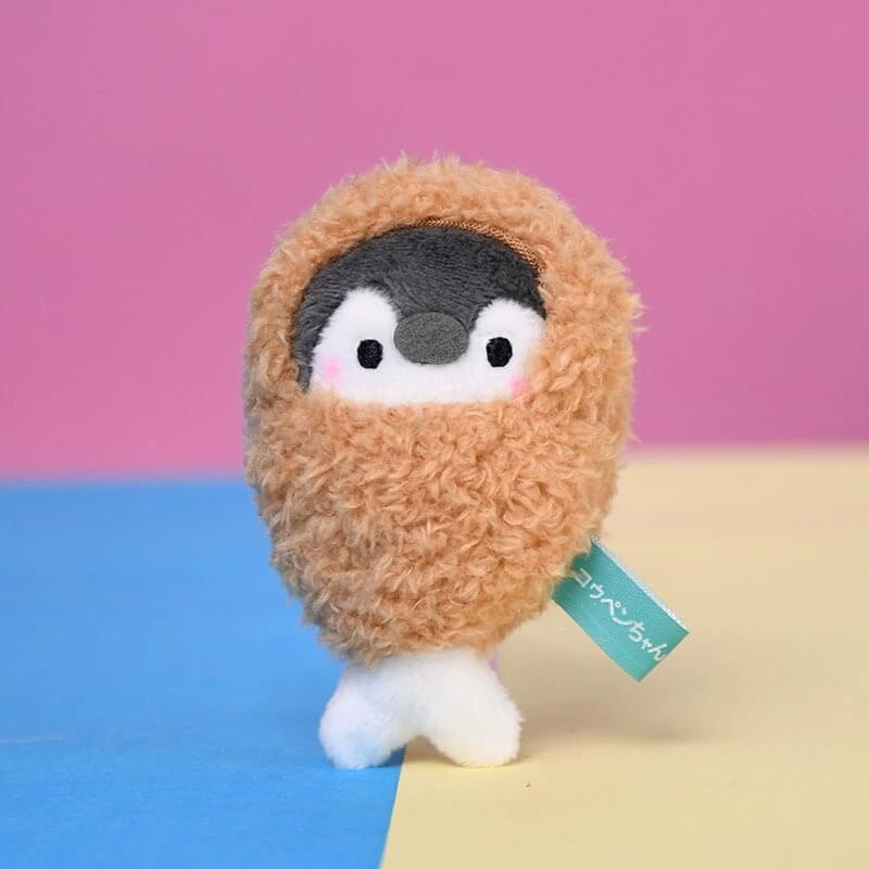 Llavero de peluche de pingüino de 6 cm, realista, regalo de Navidad 20