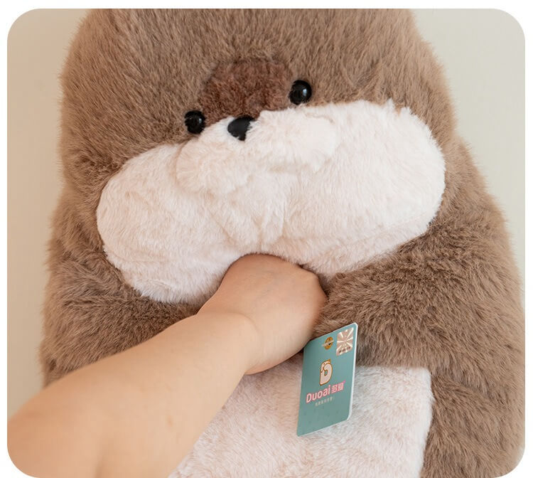 Wholesale Blue White Sea Otter Cute Simulation Seal Plush Stuffed Animals Toys Pillow Cushion Birthday Gift Kids Toys 12