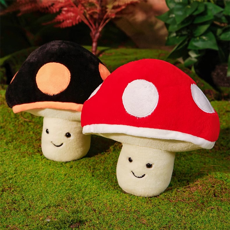 Wholesale Creative Design 22cm aMushroom Plushie Kawaii Plant Plush Mushroom Stuffed Toy Kids Toys Birthday Gift 12