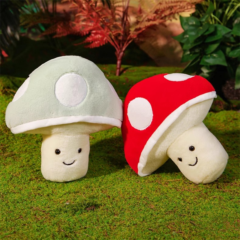 Wholesale Creative Design 22cm aMushroom Plushie Kawaii Plant Plush Mushroom Stuffed Toy Kids Toys Birthday Gift 13