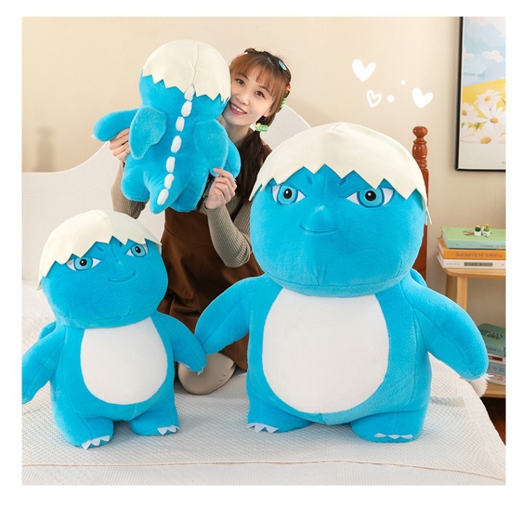 Factory Wholesale Lovely Cartoon Dragon Plushies Big Soft Big Dinosaur Stuffed Animal Toys Kids Children Birthday Gift 12
