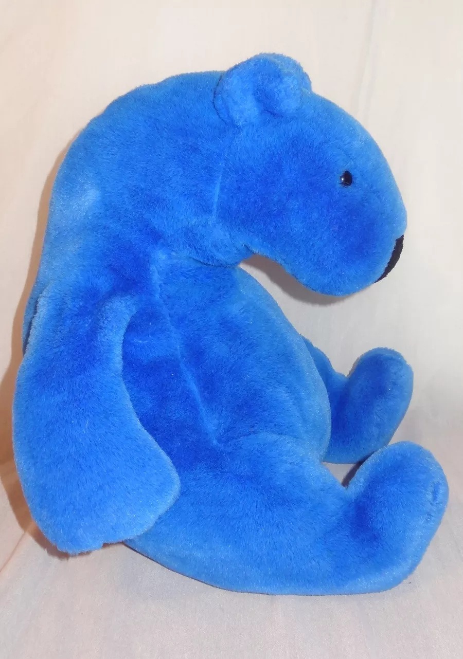 New Blue Polar Bear Plush Fun Winter Fur Super Soft Plush Animal Toy Cartoon PP Cotton Children Gifts Cartoon Characte 10