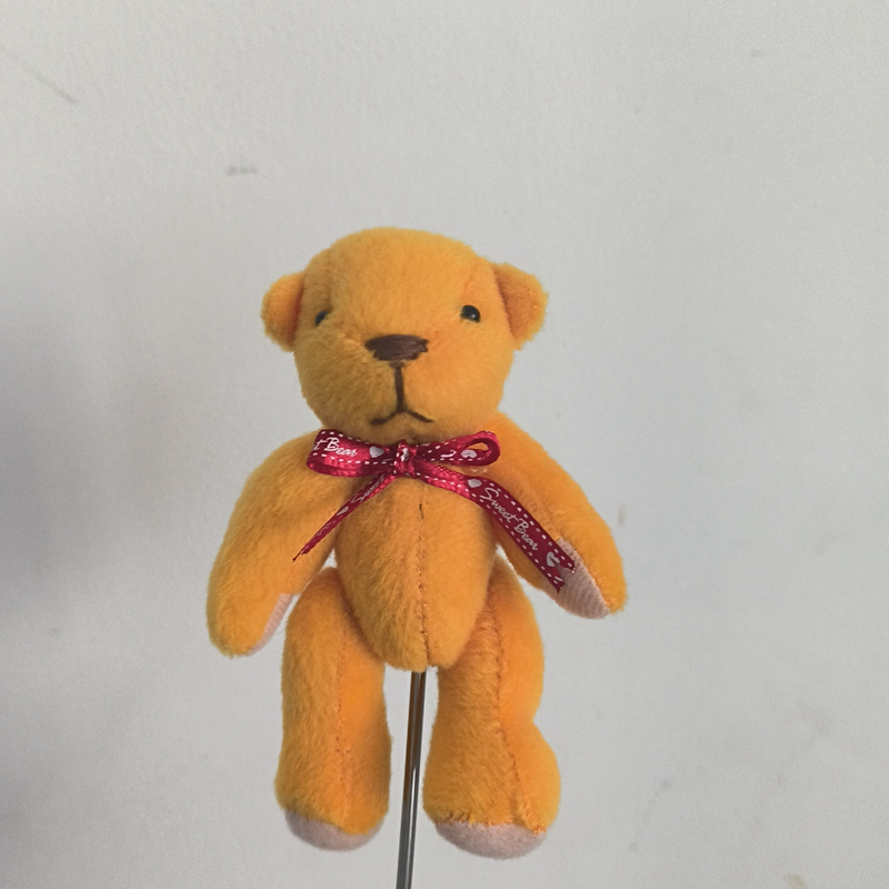 12cm Mini Plushie Joint Bear Keychain Adjustable Cute Plush Children's Favorite Gift 16