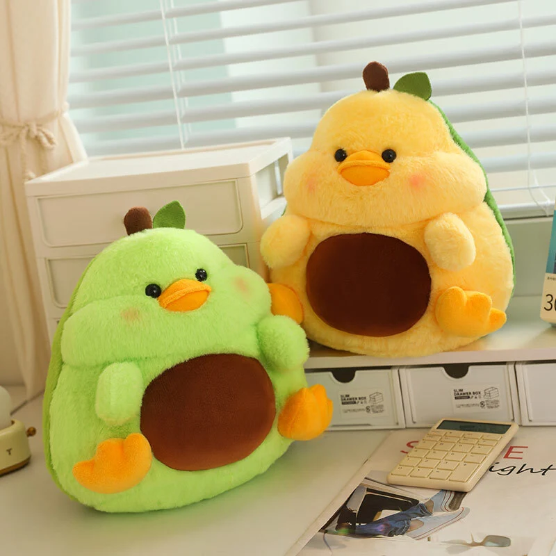 Avocado Duck Plush Doll Creative Design Avocado Plushie Unique Shape Cute Children's Gift 1