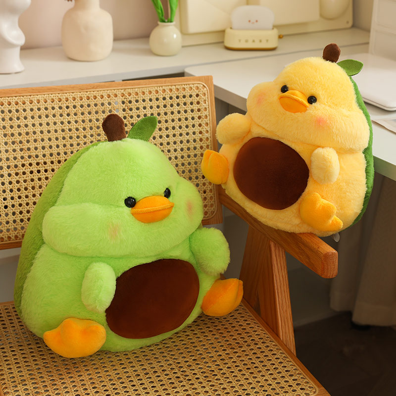 Avocado Duck Plush Doll Creative Design Avocado Plushie Unique Shape Cute Children's Gift 13