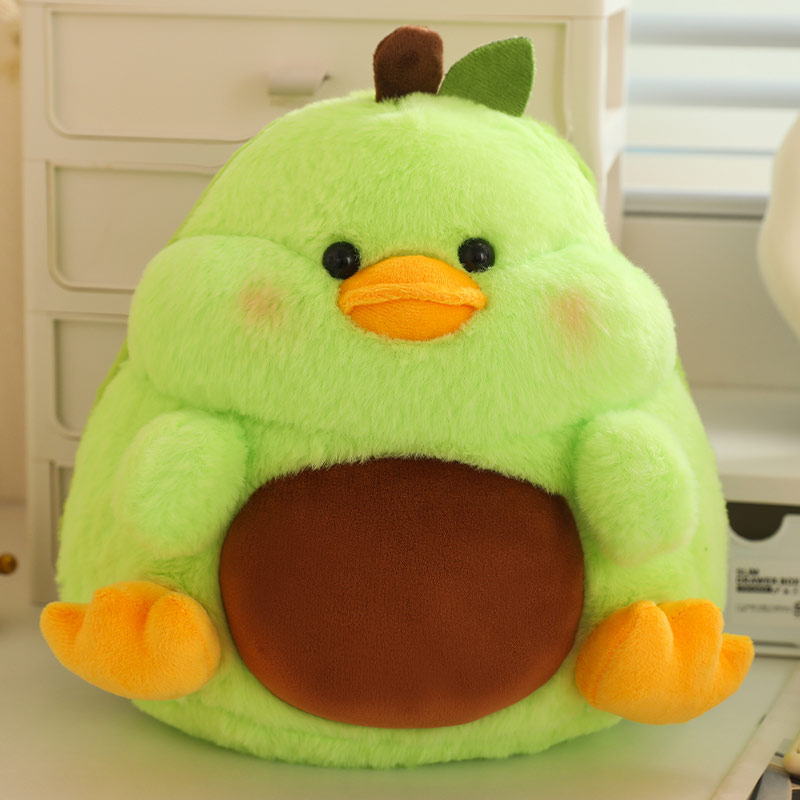 Avocado Duck Plush Doll Creative Design Avocado Plushie Unique Shape Cute Children's Gift 14