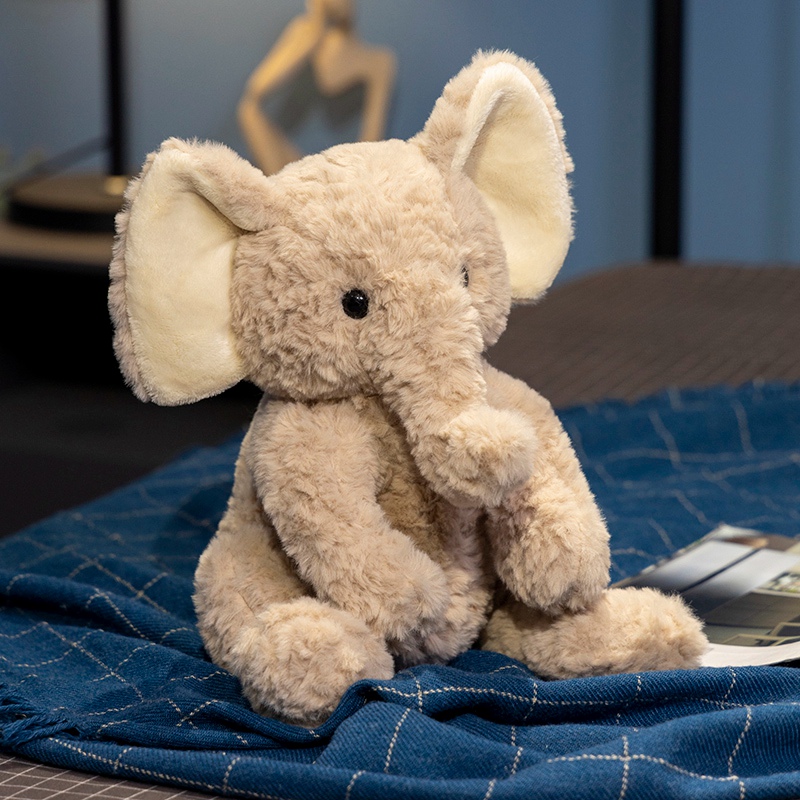 Elephant plush toy with big ears, long nose, soft, cute and creative design factory direct sales 15