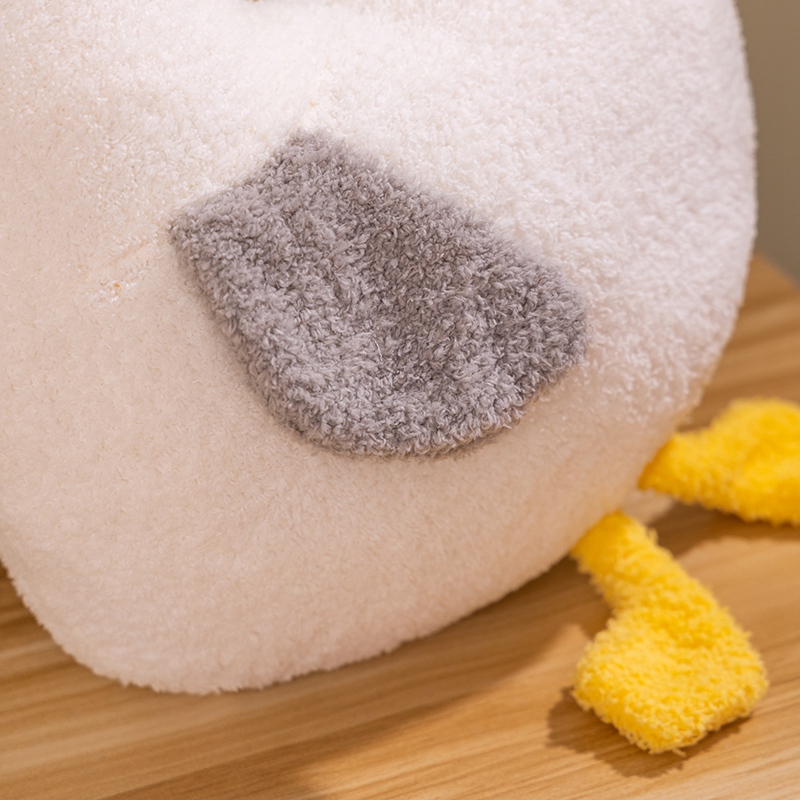 Goose Plush Toy Shy Big White Goose Cloud Goose Pink Grey Available Warm Home Soft and Comfortable 16