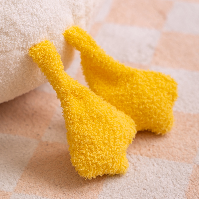 Goose Plush Toy Shy Big White Goose Cloud Goose Pink Grey Available Warm Home Soft and Comfortable 15