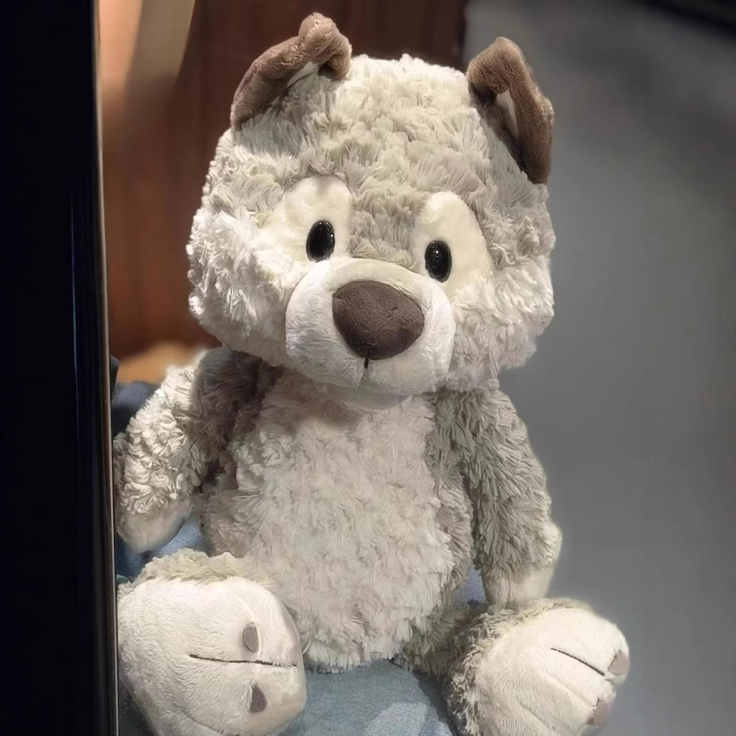 Plush Toy Manufacturers Made Wolf Plush Pillow Gentle Little Wolf Plush Toy Doll Cute Wolf Doll  Birthday Gift Giving 10