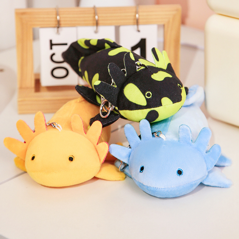 Plush keychain hexagonal dinosaur keychain creative design, fashionable and versatile, cute gift 14