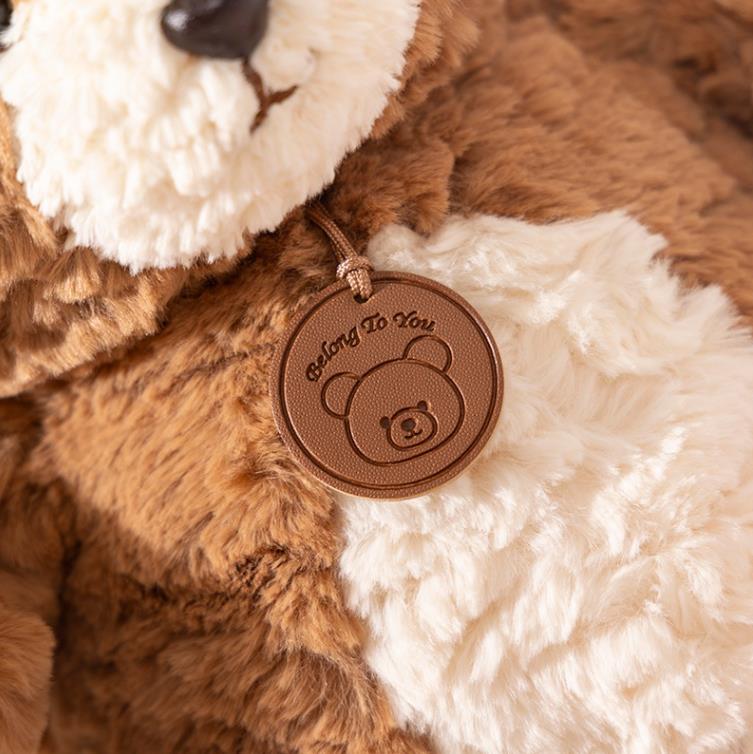 Lindo oso de peluche de 35 cm, peluche kawaii personalizado y suave para San Valentín. 8