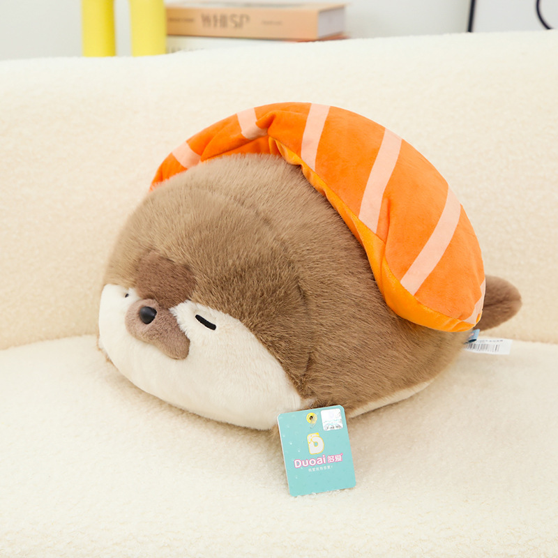 40cm Odm Oem Otter Sushi Creatie Seal Plush Toy Stuffed Animal Dolls Plush Pillows for Home Decor Promotional Gifts 15