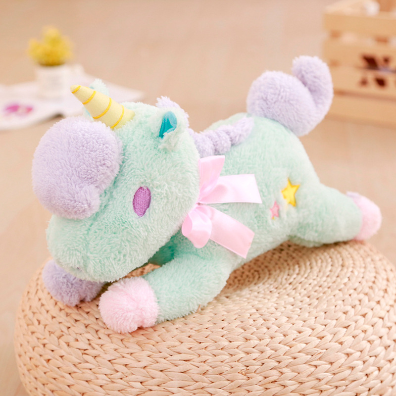 Pink Green Creative Unicorn Plush Toy Cute Stuffed Animal High Quality Dolls Kawaii Figure Fluffy Soft Toys Best Gift 15