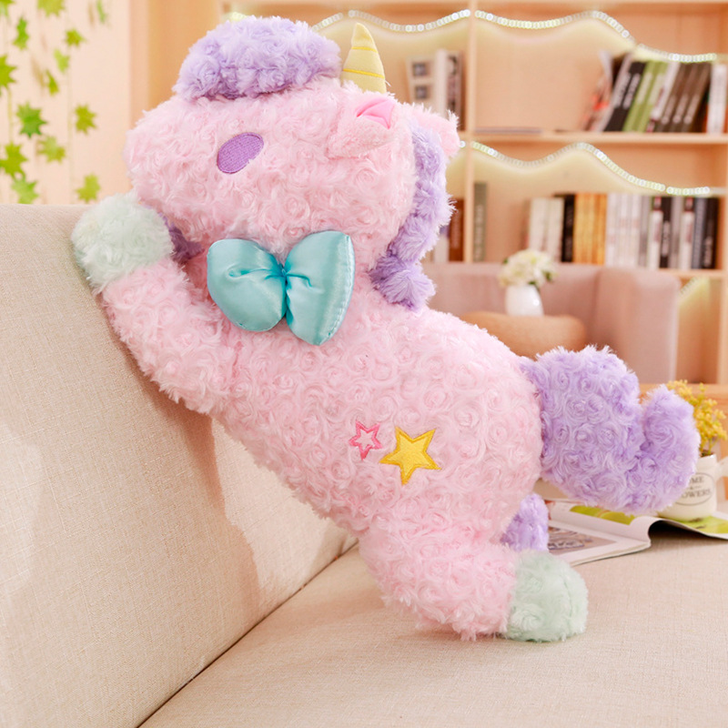 Pink Green Creative Unicorn Plush Toy Cute Stuffed Animal High Quality Dolls Kawaii Figure Fluffy Soft Toys Best Gift 13