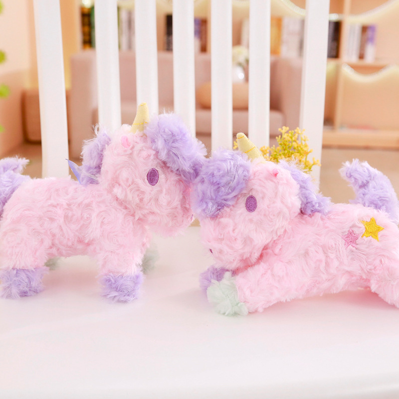 Pink Green Creative Unicorn Plush Toy Cute Stuffed Animal High Quality Dolls Kawaii Figure Fluffy Soft Toys Best Gift 11