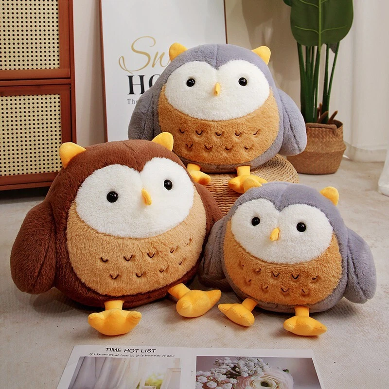 30cm/40cm Simulation Owl Plush Toy Wholesale CE Cartoon Cute Owl Pillow Stuffed Toy Doll Sofa Home Decoration 1