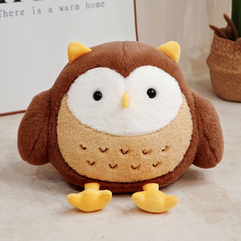 30cm/40cm Simulation Owl Plush Toy Wholesale CE Cartoon Cute Owl Pillow Stuffed Toy Doll Sofa Home Decoration 17