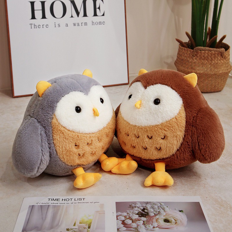 30cm/40cm Simulation Owl Plush Toy Wholesale CE Cartoon Cute Owl Pillow Stuffed Toy Doll Sofa Home Decoration 13
