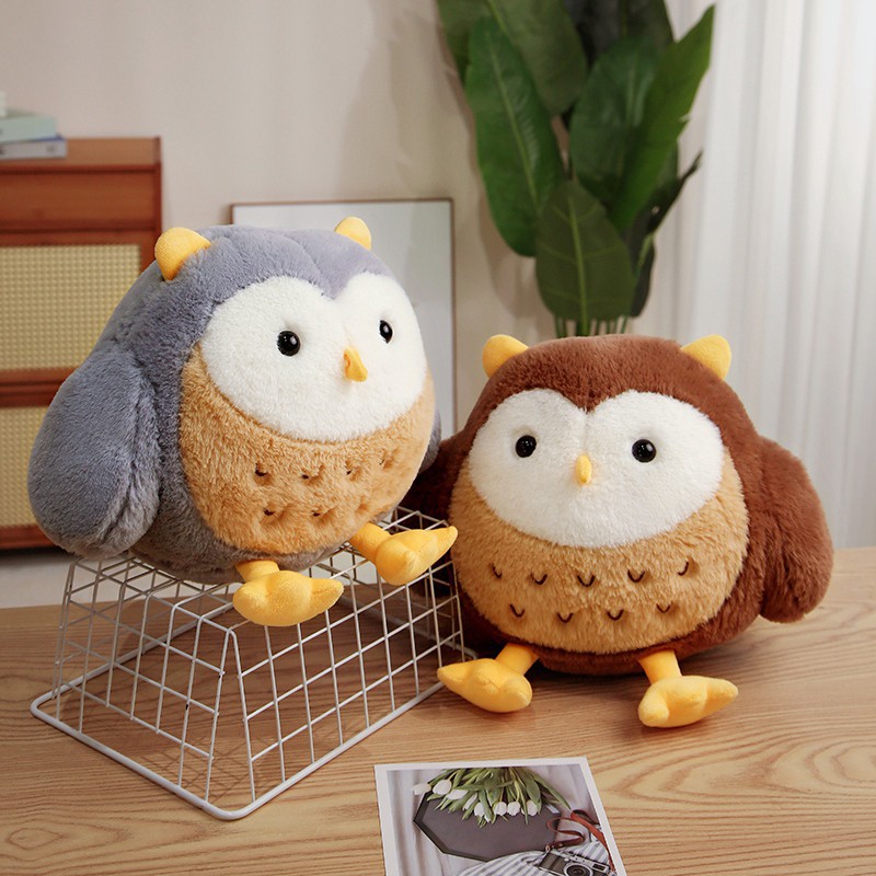 30cm/40cm Simulation Owl Plush Toy Wholesale CE Cartoon Cute Owl Pillow Stuffed Toy Doll Sofa Home Decoration 14